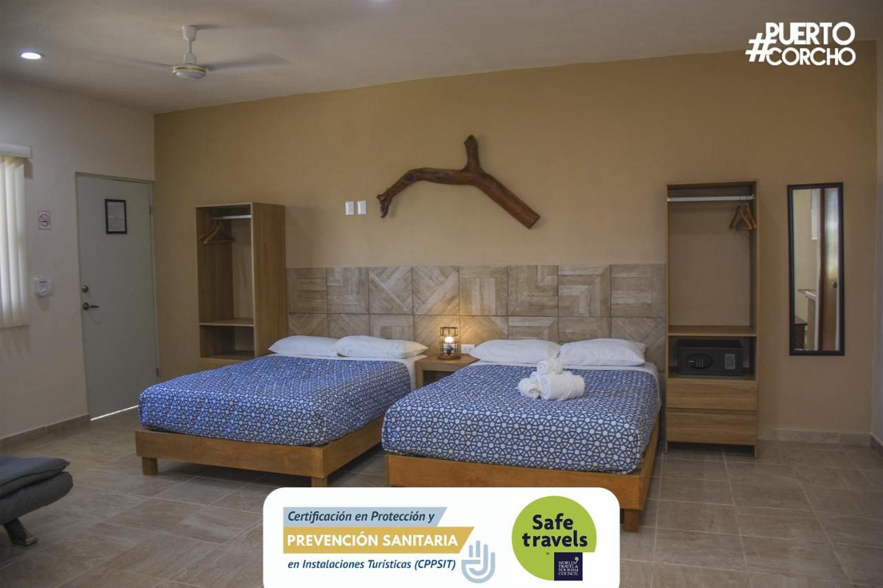 Hotel Puerto Corcho Puerto Morelos Bagian luar foto